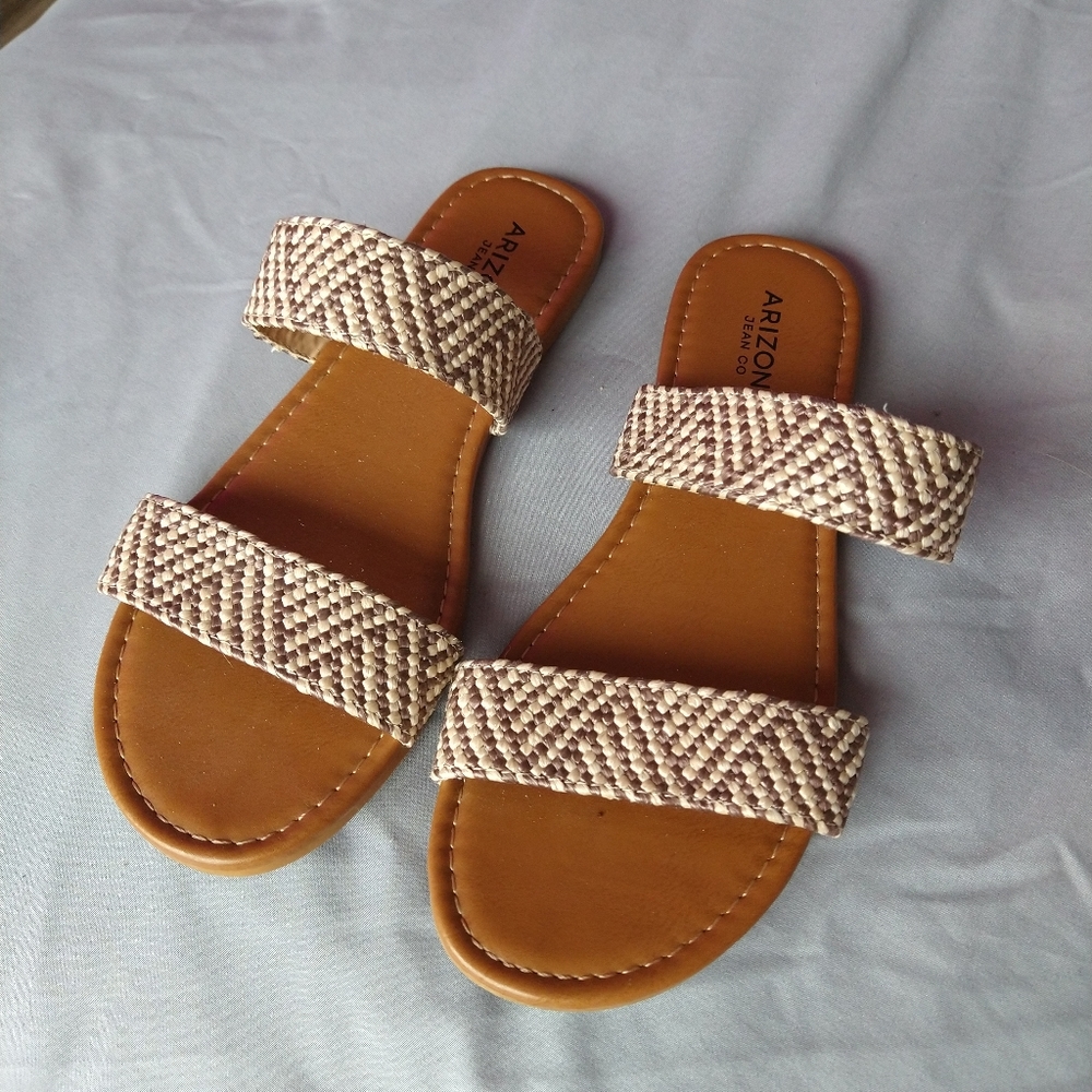 Arizona Jean Co. Sandals Brown Sz 7